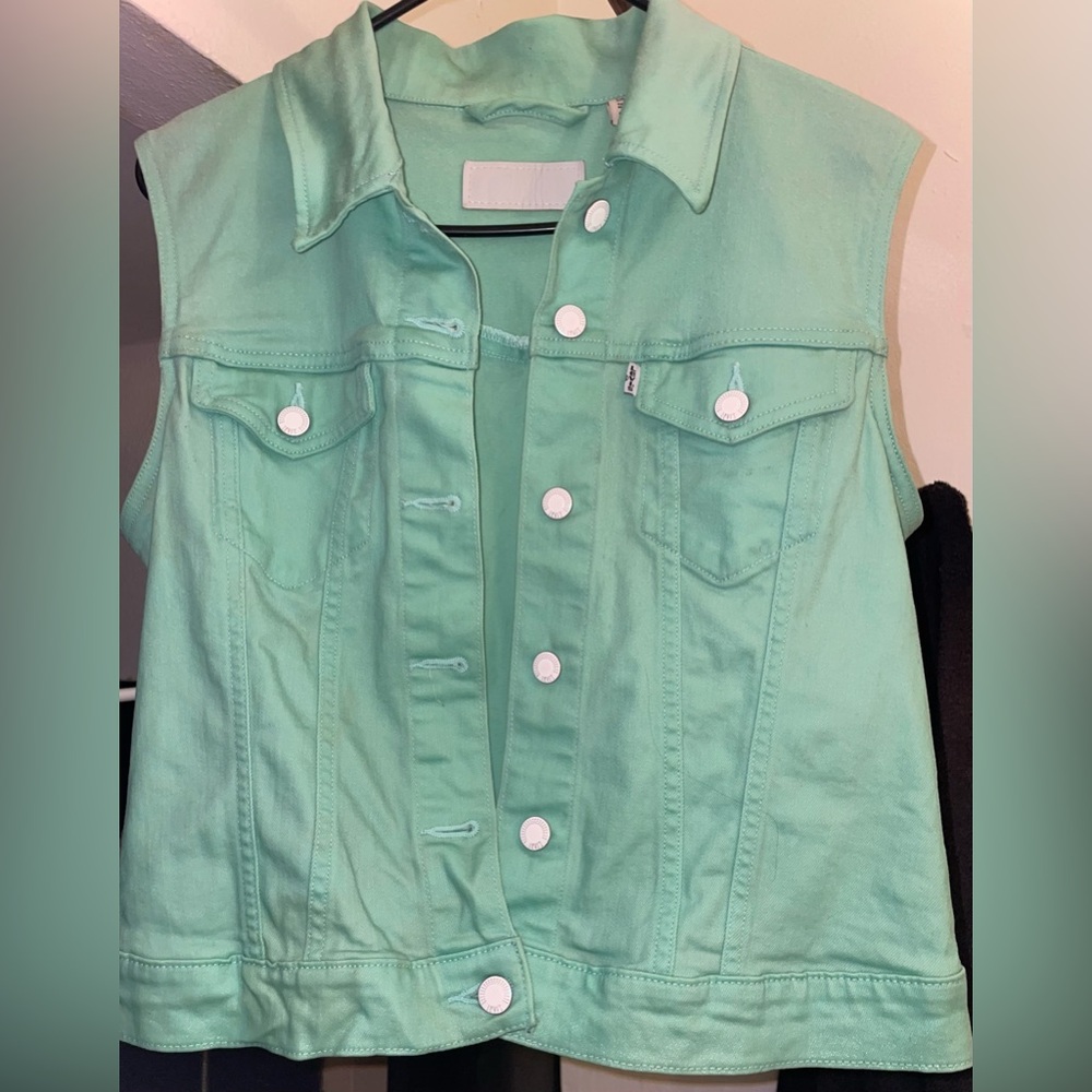 Light Blue Levi Vest